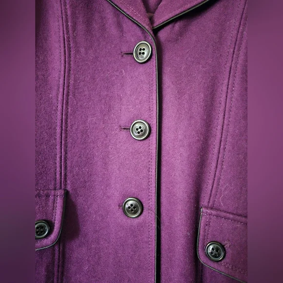 Dark Purple Guess Womens Coat - Picture 3 of 13